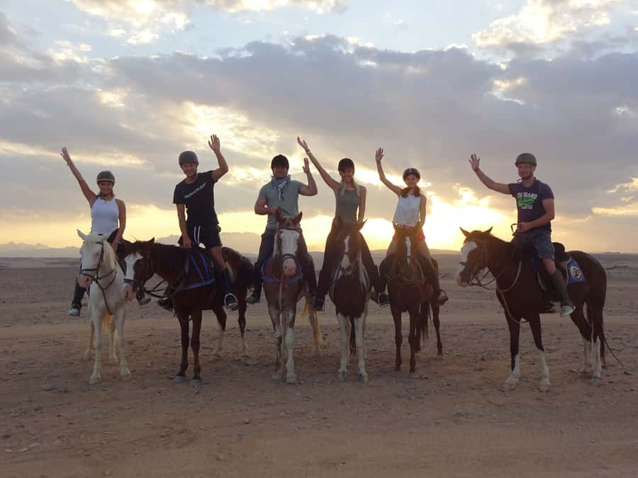 Hurghada: Sea & Desert Horse Tour, Stargazing, Dinner & Show - Getting from your hotel to the riding base