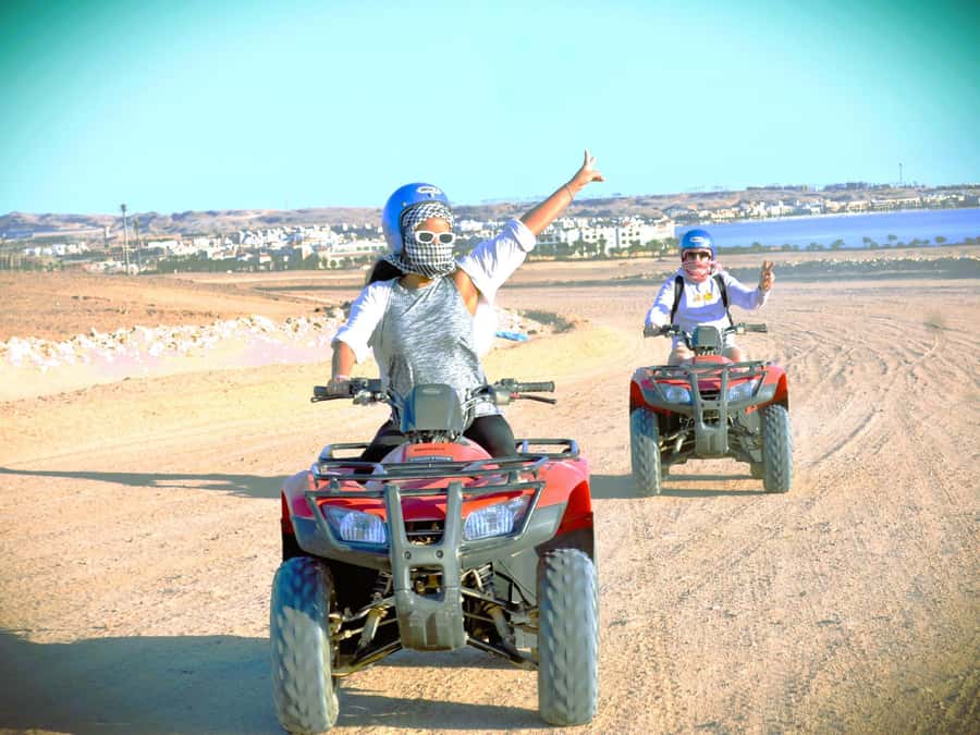 Hurghada: Sunrise Quad Bike, Camel and Oriental Breakfast - The camel ride is a photo stop, not a trek