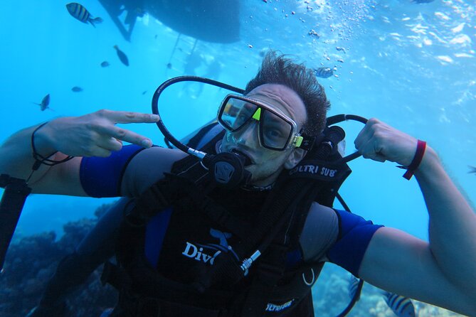 Intro Diving 2 Stops For Beginners with Pick-up and Lunch - Hurghada - The first 15-minute underwater stop
