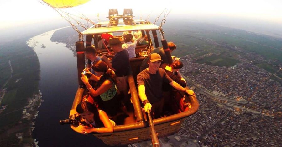Luxor: Amazing Sunrise Hot Air Balloon Ride - The pre-dawn pickup and Nile crossing