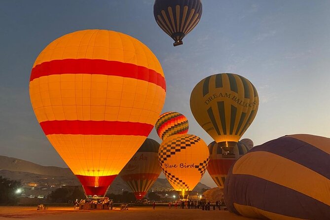 Luxor: Hot Air Balloon Ride before Sunrise - Landing, photographs, and extra costs