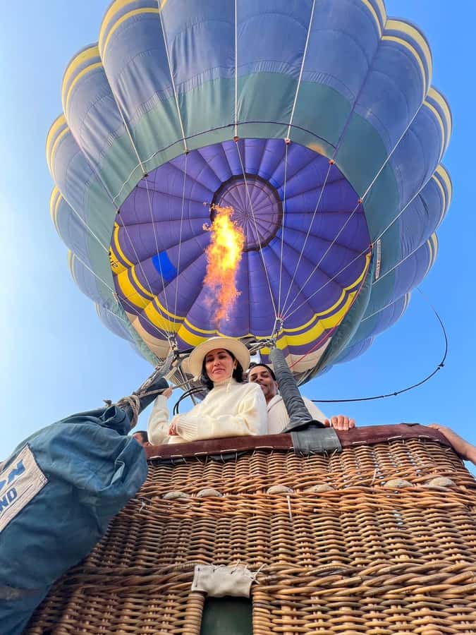 Luxor: Hot Air Balloon Ride over Luxor Relics - Landing safely in a working countryside