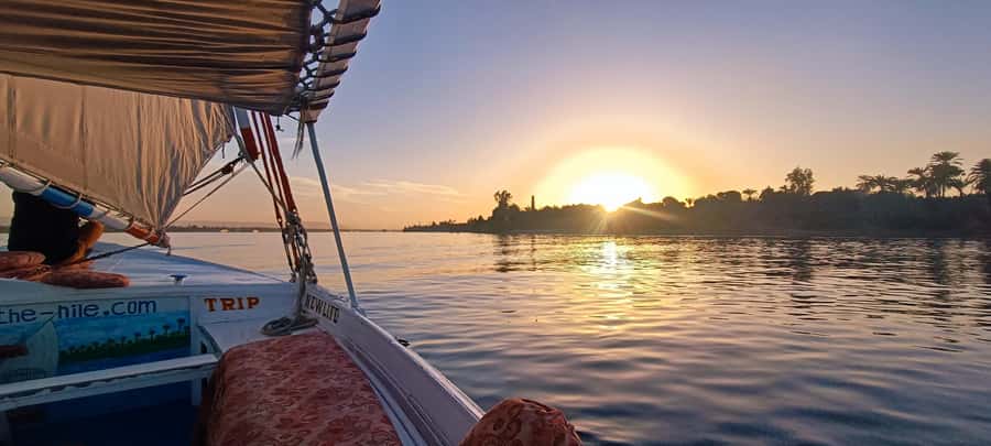 Luxor: Nile River Private Sunset Felucca Ride - Leaving your hotel for the Luxor dock
