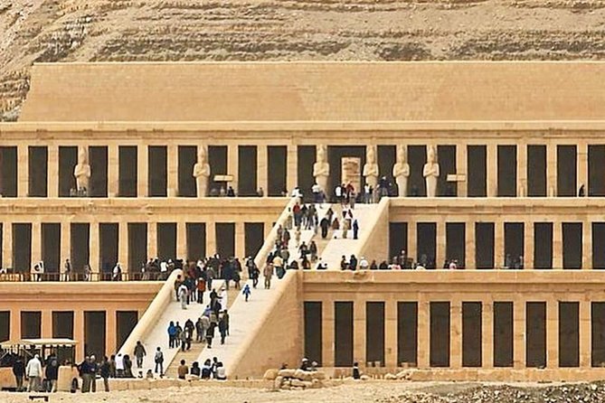 Luxor: Valley of Kings, Hatchepsut Temple ,Karnak & Luxor-DayTour - Hatshepsut Temple and the Colossi of Memnon
