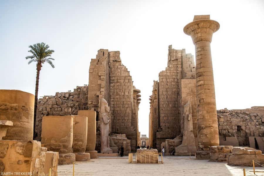 Luxor: West and East Banks All-Inclusive Tour & Balloon Ride - Luxor Temple After the Bigger Complex