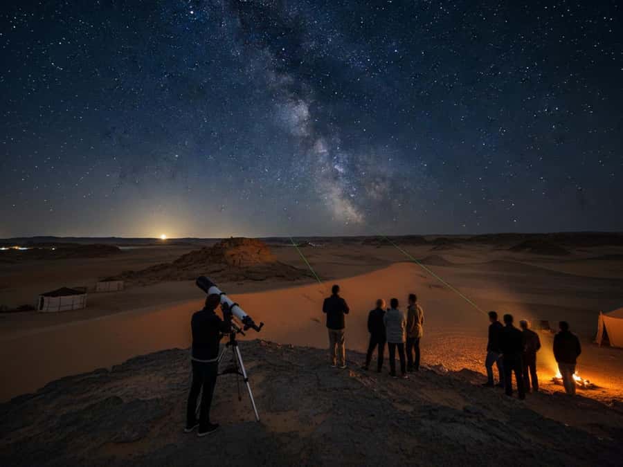 Makadi Bay: 2H Quad Bike, Camel, Stargazing, Dinner & Show - The quad base: briefing, helmets, and the test ride