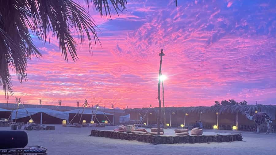 Makadi Bay: BADU Luxury Bedouin Dinner Experience & Stargaze - A four-course dinner with plenty on the table
