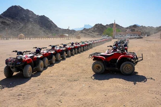 Makadi Seaside and Desert: 2h Quad Bike Adventure - The Red Sea section changes the mood