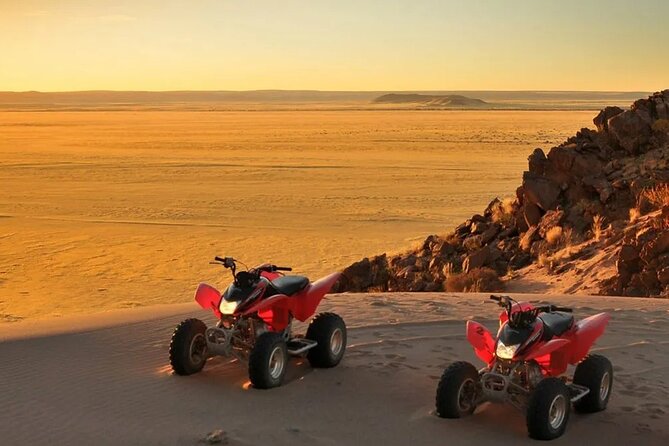 Makadi Seaside and Desert: 2h Quad Bike Adventure - A small group, with an important family rule