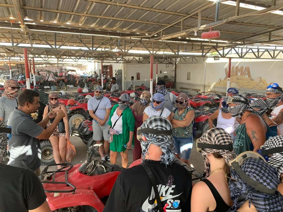 Morning Trip: Desert Safari Riding a Speed Quad Bike, Pickup - Quick points to know