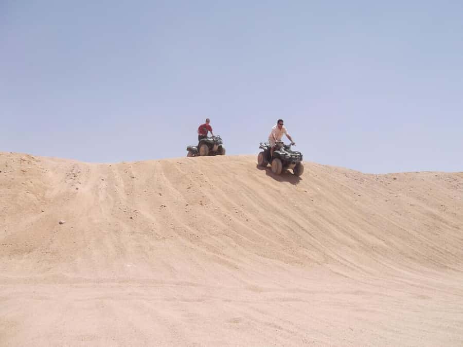 Morning Trip: Desert Safari Riding a Speed Quad Bike, Pickup - What $27 really buys you