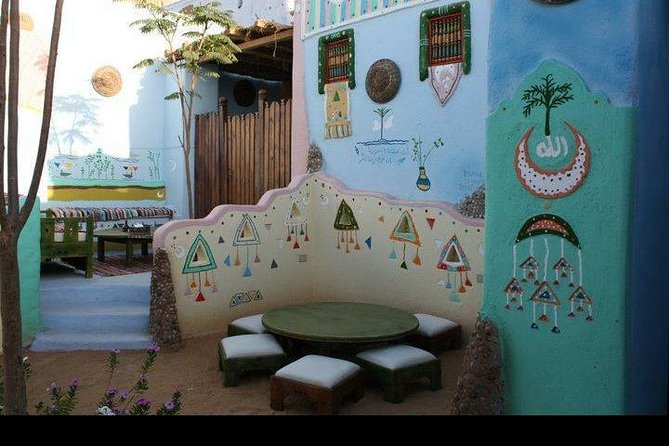 Nubian Village by Motorboat In Aswan - The Motorboat Past Elephantine Island