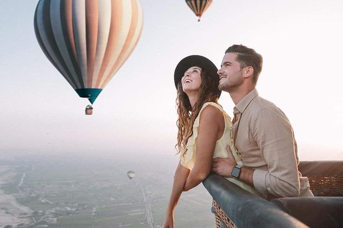 One Day Sunrise Balloon, Sunset Felucca ride, Luxor full-day tour - Before sunrise: balloon views over the West Bank