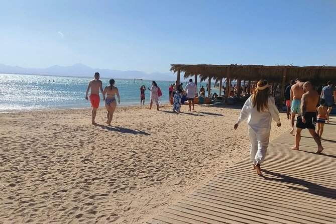 Orange Bay Island Deluxe Snorkeling, Water Sports from Hurghada - Banana boat and sofa boat rides