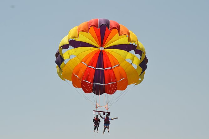 Parasailing Fly to The Sky On Marine - Hurghada - The speedboat ride and the wait for your turn