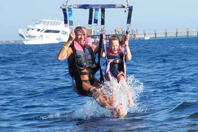 Parasailing Fly to The Sky On Marine - Hurghada - The view from roughly 150 feet