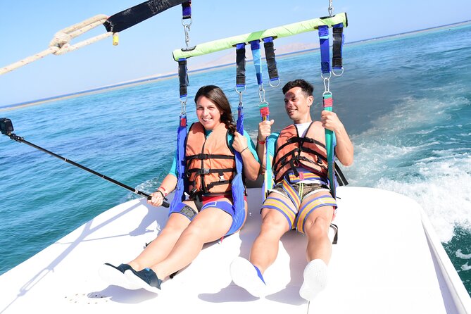 Parasailing Ride - Sharm El Sheikh, Single or Double, Private Car - Boarding the speedboat