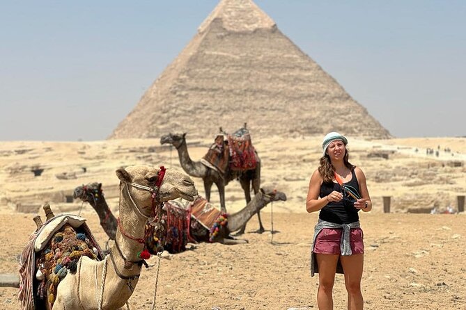 Private 4 Hour Giza Pyramids Sphinx Camel Lunch Pyramid Inside - Reaching the Great Pyramids of Giza