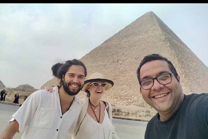 PRIVATE ALL INCLUSIVE Giza Pyramids,Sphinx,Camel&Inside Pyramid - Khafre’s Valley Temple and the Great Sphinx