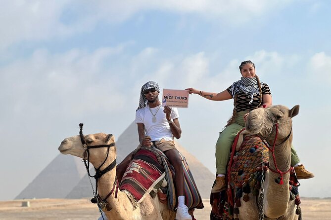 Private Day from Sharm to Cairo by plane, all entrance fees, Camel, Lunch, Guide - Lunch near the pyramids