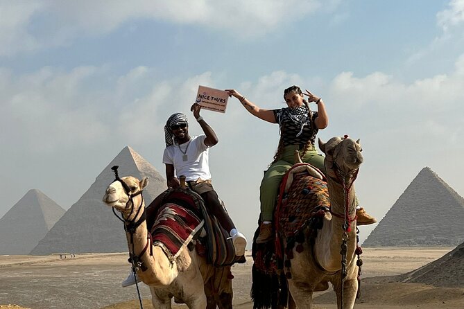Private Day from Sharm to Cairo by plane, all entrance fees, Camel, Lunch, Guide - Private transport, airport assistance, and personal service