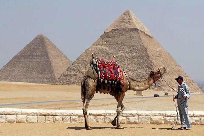 Private Day from Sharm to Cairo by plane, all entrance fees, Camel, Lunch, Guide - Giza Pyramids and the Great Sphinx: the day’s main event