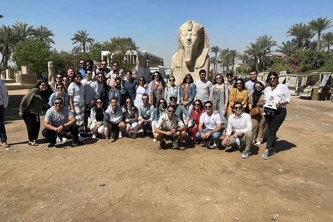 Private Day Tour Giza, Sakkara Pyramids, Memphis includes Lunch. - The Great Sphinx and Valley Temple area