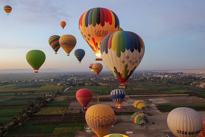 Private Day Tour to Luxor with Hot Air Balloon from Hurghada - Sunrise from a hot air balloon