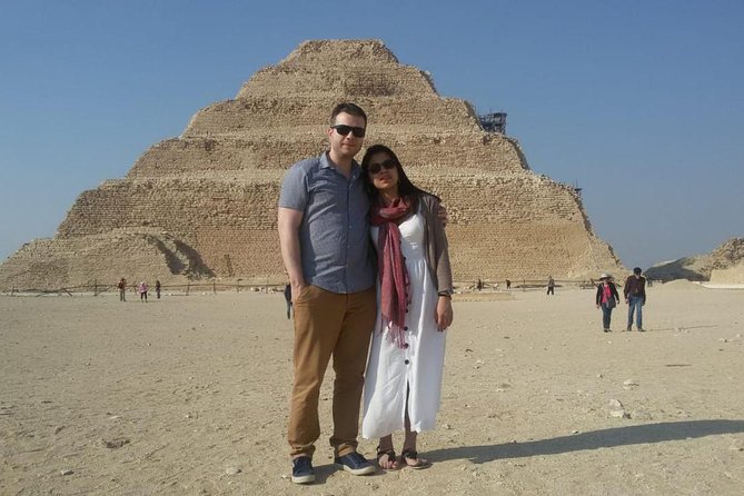 Private full day tour to Giza Pyramids, Sphinx, Sakkara and Dahshour with guided - Saqqara shows the first great step in pyramid design
