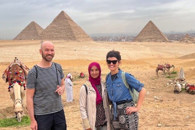 Private Giza Pyramids,Sphinx,camel,lunch, 2 tombs,Great Pyramid - The camel ride and Egyptian lunch