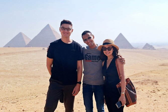 Private Giza Pyramids Sphinx Memphis Saqqara Lunch and Camel - The Sphinx and Valley Temple