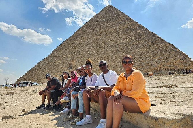Private Giza Pyramids Tour, Sphinx with Camel Ride and Lunch - Transport, timing, and group size