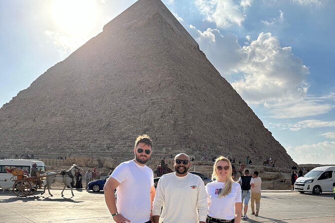 Private Half-day Tour to Giza Pyramids and Sphinx with Camel Ride and Lunch - Seeing Khufu’s 43.3-meter solar boat