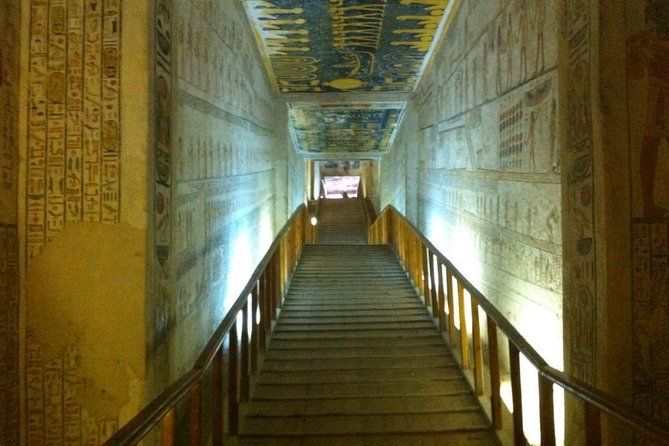 Private Half Day West Bank Tour to Valley of the Kings Queen Hatshepsut Temple and Colossi of Memnon - Reading the terraces of Hatshepsut Temple