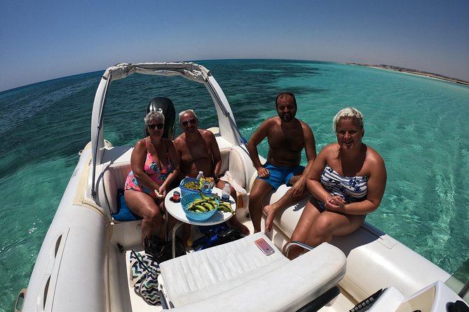 Private Speedboat Tour From Hurghada - Choosing between dolphins, islands, snorkeling, and sunset