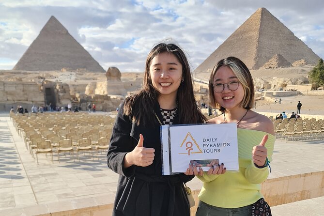 Private tour to Giza Pyramids, Lunch, Camel Ride & Shopping tour - Starting with Khufu, Khafre, and Menkaure