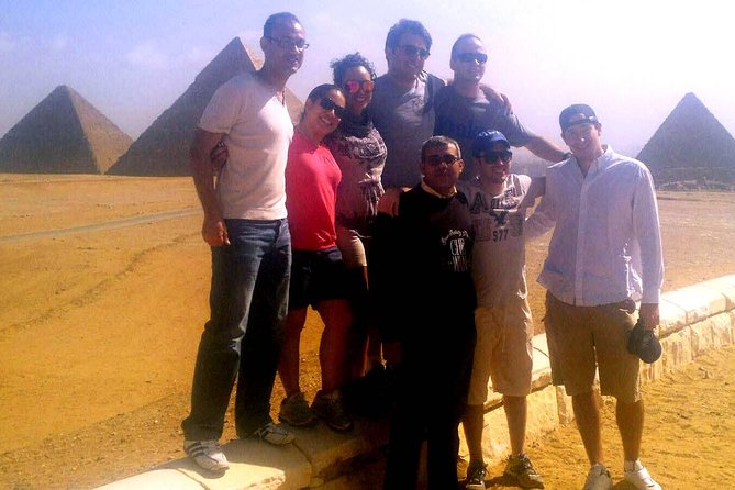 Private Tour to Giza Pyramids, Sphinx, Saqqara Pyramids & Memphis - Three pyramids at Giza, three different stories