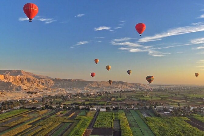 Private Tour to Luxor West and East Banks with Hot Air Balloon,Felucca and lunch - Valley of the Kings: Tombs Beneath the Desert Hills