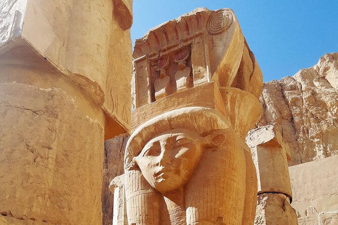 Private tour West Bank Luxor, Valley of the Kings, temples, lunch - The Colossi of Memnon: a quick, free monument stop