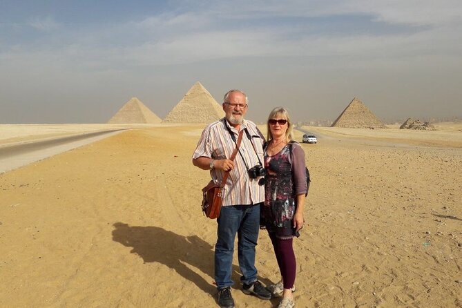 Pyramids of Giza & Museum & Bazaar from Cairo private - Three hours at the Giza Pyramids and Sphinx