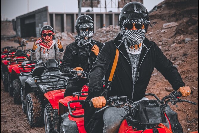 Quad Bike ATV Tours in Desert of Giza Pyramids with Egyptian Tea - A drink at the desert café