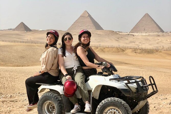 Quad Bike , Lunch and Camel Ride Private Tours from Cairo Giza Hotel - A longer camel ride with room for pyramid photos