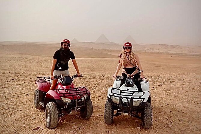 Quad Bike , Lunch and Camel Ride Private Tours from Cairo Giza Hotel - The quad-bike ride across the Giza desert