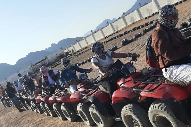 Safari 5 in 1 Quads Camels Star Gazing in Sharm El Sheikh - One hour on an ATV among the Sinai mountains