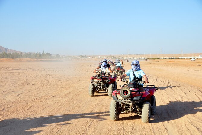 Safari Quad Bike Adventure, Camel, Show, Dinner & Stargazing - Pickup around 4 pm and the ride to the desert