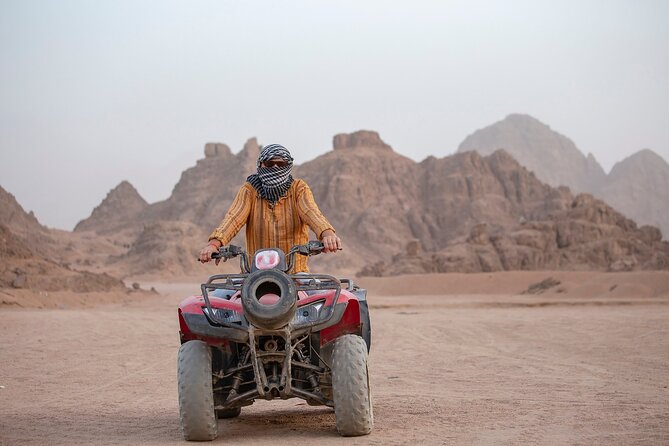 Sharm El Sheikh: ATV Desert Stargazing Adventure with BBQ Dinner - BBQ dinner, Tanoura dancing, and the fire show