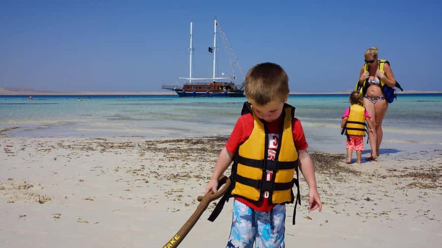 Sharm el-Sheikh: Premium Ras Mohammed & White Island Cruise - The second water session and the return sail