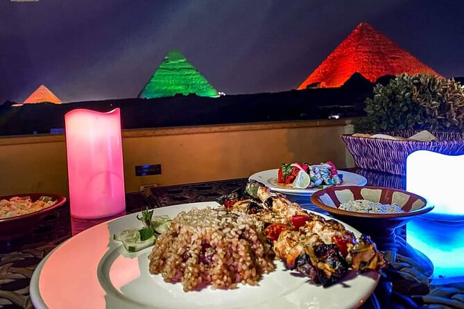 Sound and light show with Dinner with Pyramids view Roof Top Restaurant - Key points before you book