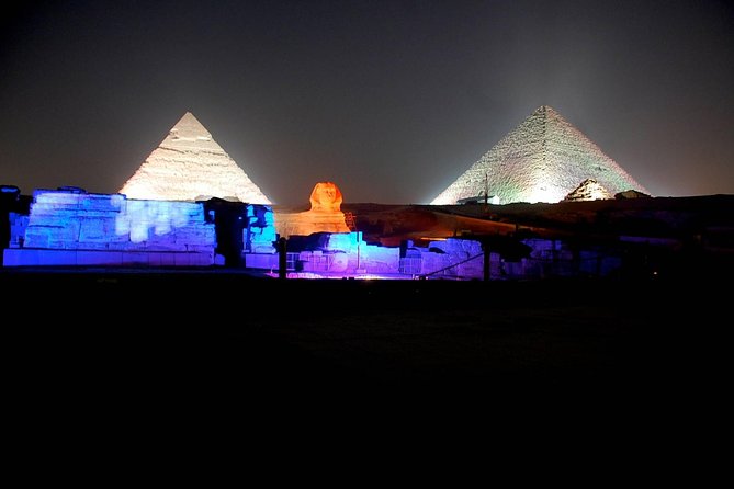 Sound and light show with Dinner with Pyramids view Roof Top Restaurant - What you may actually see and hear