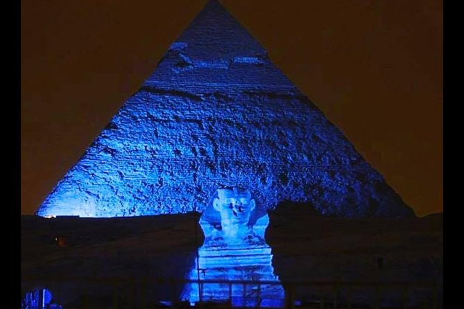Sound and light show with Dinner with Pyramids view Roof Top Restaurant - Hotel pickup through Cairo traffic